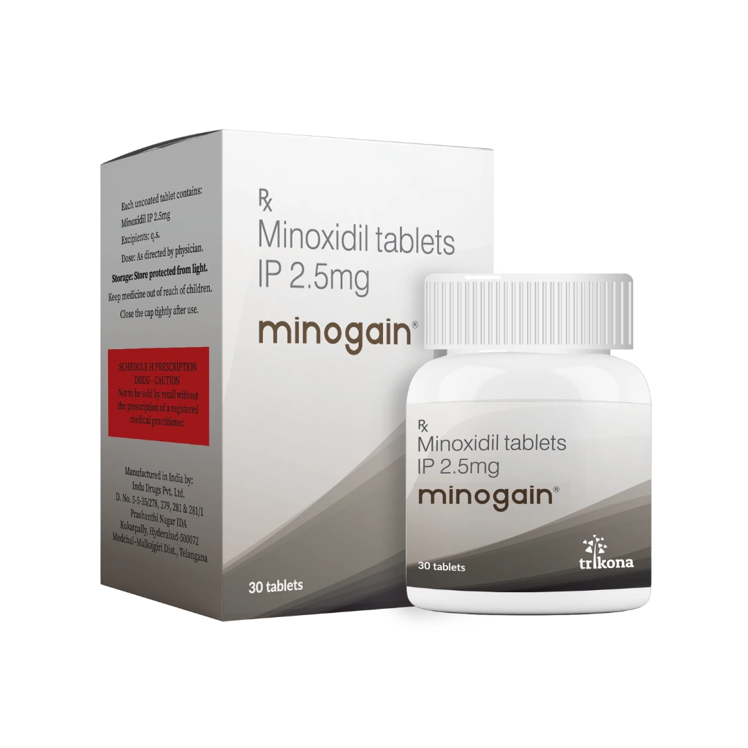 MINOGAIM TAB 2.5MG / 5MG minoxidil tablets