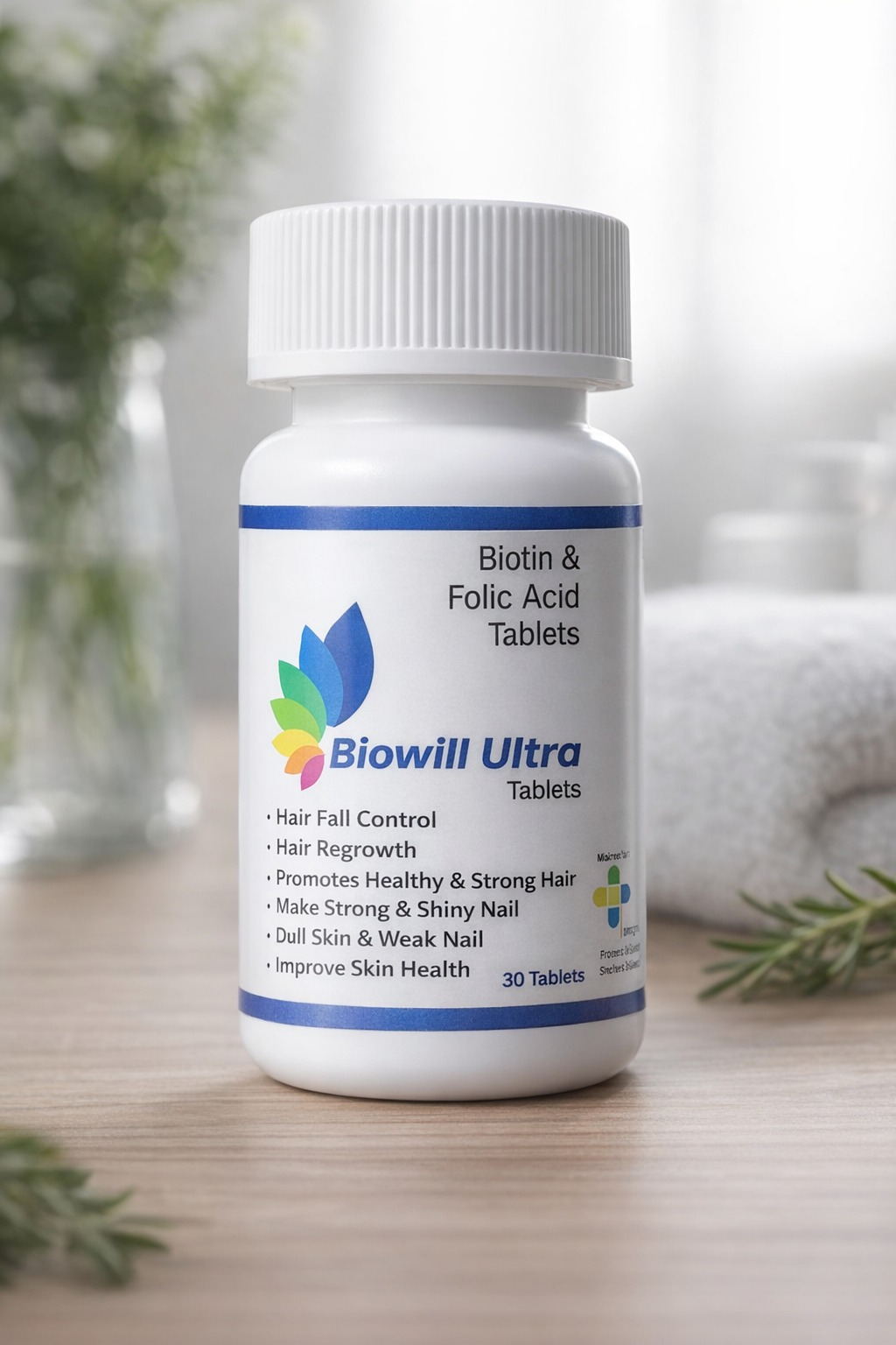 BIOTIN BIOWILL ULTRA 30TAB BOTTEL
