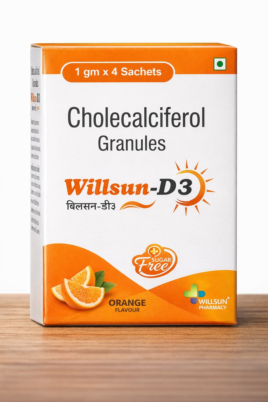 WILLSUN D3 60K IU Cholecalciferol Sachet | For Bone Health